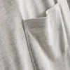Yama cepli uzun kesim tişört Yama cepli uzun kesim tişört