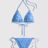 Yanları bağlamalı üçgen bikini takımı Yanları bağlamalı üçgen bikini takımı