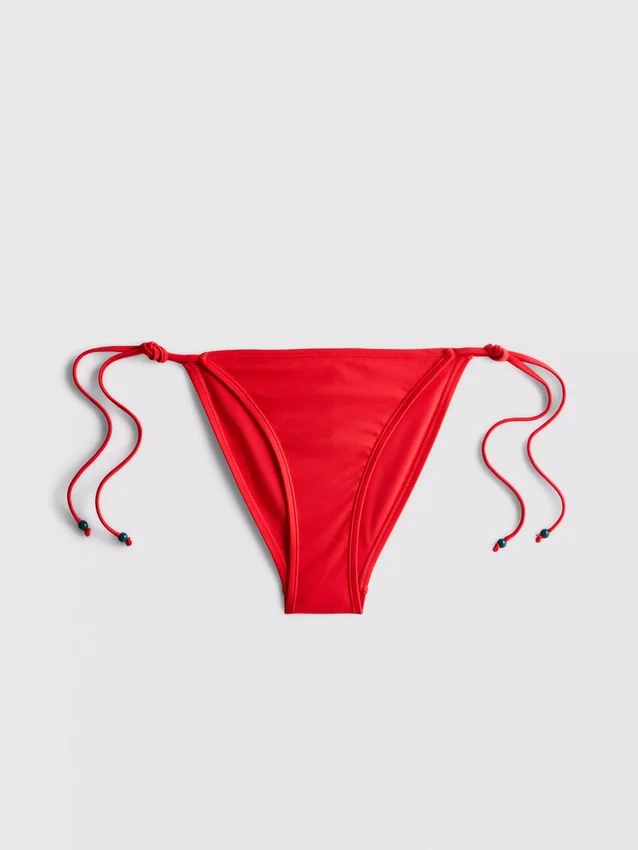 Yanından bağlamalı tukan desenli bikini alt Yanından bağlamalı tukan desenli bikini alt