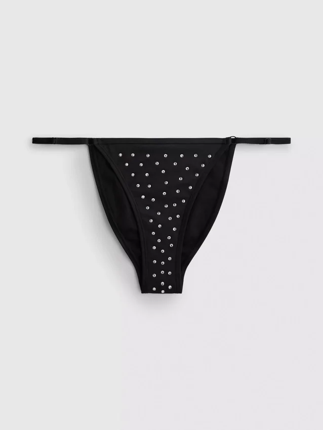 Yapay elmaslarla süslenmiş bikini alt Yapay elmaslarla süslenmiş bikini alt