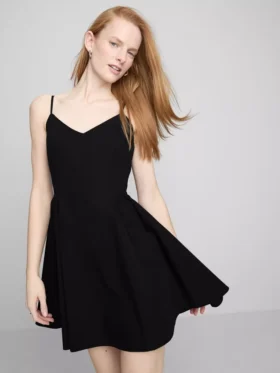 Yapılı korseli mini elbise