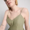 Yapılı korseli mini elbise Yapılı korseli mini elbise