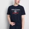 Yat kulubu desenli tişört
