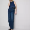 Yüksek bel düz paça jean Yüksek bel düz paça jean
