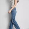 Yüksek bel düz paça jean Yüksek bel düz paça jean