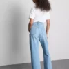 Yüksek bel düz paça jean Yüksek bel düz paça jean