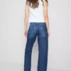 Yüksek bel düz paça jean Yüksek bel düz paça jean
