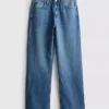 Yüksek bel düz paça jean Yüksek bel düz paça jean