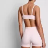 Yüksek bel kareli spor şortlar Yüksek bel kareli spor şortlar