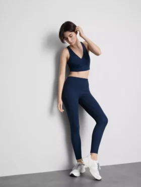 Yüksek bel, pürüzsüz destekli spor tayt